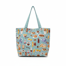 Load image into Gallery viewer, Tote Bag "Hong Kong Snacks" (smaller size) TB13S