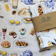 Load image into Gallery viewer, Tea Towel "Hong Kong Snacks" TT13