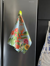 Load image into Gallery viewer, Tea Towel "Tropical flowers" TT35