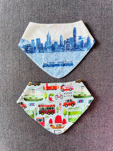 Load image into Gallery viewer, Baby Bib "Blue tone" BB12