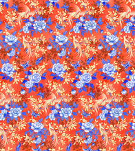 Load image into Gallery viewer, Silk Scrunchies "Birds & Butterflies" SS02