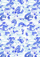 Load image into Gallery viewer, Silk Scrunchies "Dragon V2" SS20