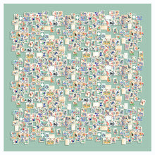 Load image into Gallery viewer, Scarf " Vintage Mahjong" S19