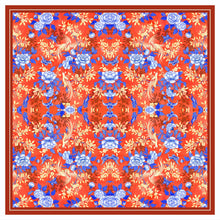 Load image into Gallery viewer, Scarf "Birds & Butterflies" S02