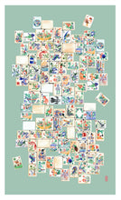 Load image into Gallery viewer, Tea Towel "Vintage Mahjong" TT19