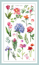 Load image into Gallery viewer, Tea Towel "Flowers Lover" TT25