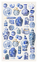 Load image into Gallery viewer, Tea Towel "Chinese Porcelain" TT06