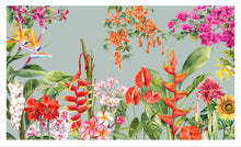 Load image into Gallery viewer, Tea Towel "Tropical flowers" TT35