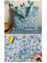 Load image into Gallery viewer, Tote Bag "Chinese Floral" TB04