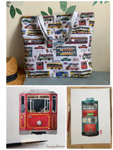 Load image into Gallery viewer, Tote Bag "Hong Kong Transportation" TB14