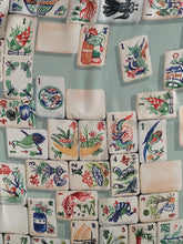 Load image into Gallery viewer, Scarf &quot; Vintage Mahjong&quot; S19
