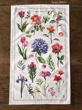 Load image into Gallery viewer, Tea Towel "Flowers Lover" TT25