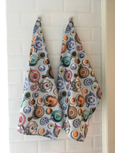 Load image into Gallery viewer, Tea Towel "Teapots" TT18