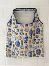 Load image into Gallery viewer, Shopping Bag "Chinese Porcelain Yellow" SB06Y