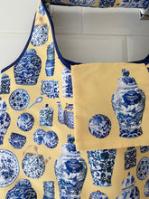 Load image into Gallery viewer, Shopping Bag "Chinese Porcelain Yellow" SB06Y