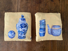 Load image into Gallery viewer, Shopping Bag "Chinese Porcelain Yellow" SB06Y