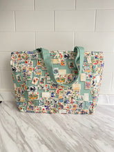 Load image into Gallery viewer, Tote Bag "Vintage mahjong" (smaller size) TB19S