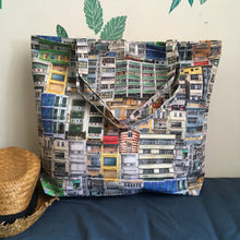 Load image into Gallery viewer, Tote Bag "Hong Kong Buildings" TB10