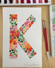 Load image into Gallery viewer, Class "Floral Alphabet"