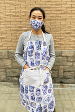 Load image into Gallery viewer, Apron "Chinese Porcelain" A06