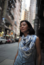 Load image into Gallery viewer, Scarf "Chinese Porcelain" S06