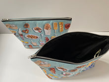 Load image into Gallery viewer, Pouch "Hong Kong Snacks" (blue) P13