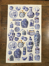 Load image into Gallery viewer, Tea Towel "Chinese Porcelain" TT06