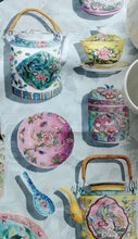 Load image into Gallery viewer, Tea Towel "Peranakan Teapots" TT30
