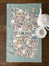 Load image into Gallery viewer, Tea Towel "Vintage Mahjong" TT19