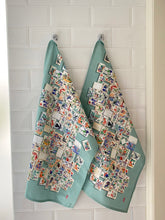 Load image into Gallery viewer, Tea Towel "Vintage Mahjong" TT19