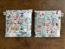 Load image into Gallery viewer, Shopping Bag "Vintage Mahjong" SB19