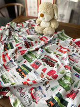 Load image into Gallery viewer, Baby Blanket & Towel : Hong Kong Transportation" B14