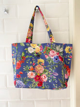 Load image into Gallery viewer, Tote Bag "Colorful Flowers" (smaller size) TB25S