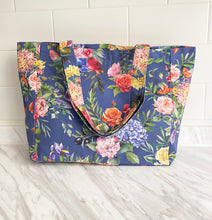 Load image into Gallery viewer, Tote Bag "Colorful Flowers" (smaller size) TB25S