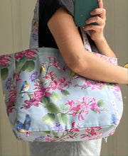 Load image into Gallery viewer, Tote Bag "Chinese Floral" (smaller size) TB04S