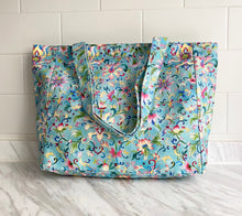 Load image into Gallery viewer, Tote Bag "Chinese Floral" (smaller size) TB04S