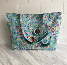 Load image into Gallery viewer, Tote Bag "Chinese Floral" (smaller size) TB04S
