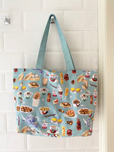 Load image into Gallery viewer, Tote Bag "Hong Kong Snacks" (smaller size) TB13S