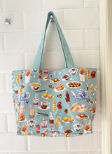 Load image into Gallery viewer, Tote Bag "Hong Kong Snacks" (smaller size) TB13S
