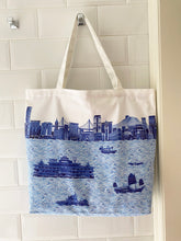 Load image into Gallery viewer, Tote Bag "Blue Skyline" TB12