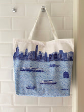 Load image into Gallery viewer, Tote Bag "Blue Skyline" TB12