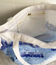 Load image into Gallery viewer, Tote Bag "Blue Skyline" TB12