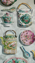 Load image into Gallery viewer, Tea Towel "Peranakan Teapots" TT30