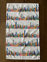 Load image into Gallery viewer, Tea Towel &quot;HK Colorful Skyline&quot; TT46
