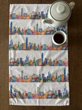 Load image into Gallery viewer, Tea Towel &quot;HK Colorful Skyline&quot; TT46
