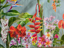 Load image into Gallery viewer, Tea Towel &quot;Tropical flowers&quot; TT35

