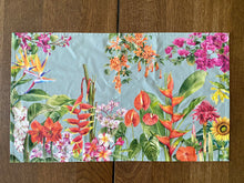 Load image into Gallery viewer, Tea Towel &quot;Tropical flowers&quot; TT35
