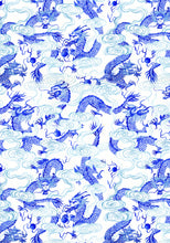 Load image into Gallery viewer, Silk Scrunchies &quot;Dragon V2&quot; SS20
