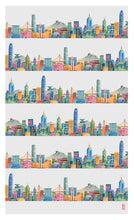 Load image into Gallery viewer, Tea Towel &quot;HK Colorful Skyline&quot; TT46
