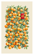 Load image into Gallery viewer, Tea Towel &quot;CNY oranges&quot; TT28
